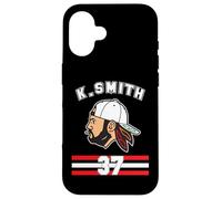 Camiseta de Kevin Smith VASHL Street Hockey League Team Hawks 37 Carcasa para iPhone 16