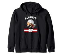 Camiseta de Kevin Smith VASHL Street Hockey League Team Hawks 37 Sudadera con Capucha