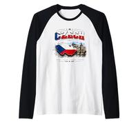Camiseta de la Bandera Checa, Camiseta Checa, Camisa Checa para Mujeres y Hombres Camiseta Manga Raglan
