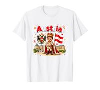 Camiseta de la Bandera de Austria, Camiseta austriaca, Bandera austriaca para Mujer Camiseta