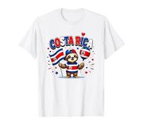 Camiseta de la Bandera de Costa Rica, Camiseta de Costa Rica, Mujer de Costa Rica Camiseta