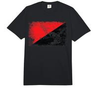 Camiseta de la Bandera de la anarquía roja y Negra | Camiseta de Bandera anarqu Comfort Colors Adult Heavyweight T-Shirt