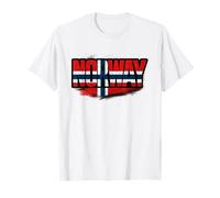 Camiseta de la Bandera de Noruega, Camiseta de Noruega, Camisa de Noruega para Hombres y Camiseta