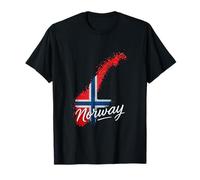 Camiseta de la Bandera de Noruega, Camiseta de Noruega, Camisa de Noruega para Hombres y Camiseta