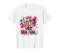 Camiseta de la Bandera de Noruega, Camiseta de Noruega, Camisa de Noruega para Hombres y Camiseta