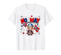 Camiseta de la Bandera de Noruega, Camiseta de Noruega, Camisa de Noruega para niños Camiseta