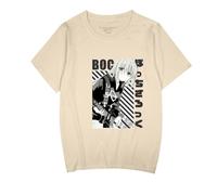 Camiseta de la Serie Anime BOCCHI The Rock, Camiseta de Moda con Estampado de Dibujos Animados, Camiseta Casual de Mangas Cortas 3-Khaki||m