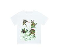 Camiseta de Las Tortugas Ninja Mutantes Adolescentes | Camiseta de película para niños | 5-6 Anos | Mercancía Oficial
