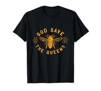 Camiseta de los amantes de las abejas Dios salva a la Camiseta