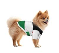 Camiseta de malla para perros pequeños, ropa transpirable para gatos, bandera de Palestina