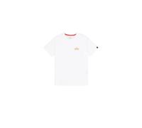 Alpha Industries Puff Print Logo Backprint T-Shirt Camisetas Talla M - Blanco