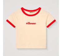 Camiseta de manga conrta para niña Carpano EU 13-14 Blanco roto/rojo