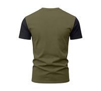 Camiseta de manga corta clásica para hombre, con bolsillo en el pecho, transpirable, cómoda, camiseta, ropa para hombre, ropa para hombre, ropa para tiempo libre, playas, camisetas de bloque de color