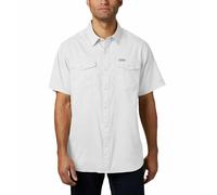 Columbia Hombre Camisa de manga corta, Blanco ( White ), S