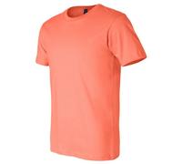 Camiseta de manga corta con cuello redondo para hombre, talla M, color coral (EE. UU.)