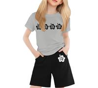 Camiseta de manga corta con cuello redondo y estampado para niños y niñas Traje Elegante De Mujer Grandes Traje De Bodas Mujer plus