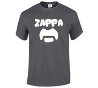 Camiseta de manga corta con diseño de calavera de punk, banda de rock, estilo irlandés, punk, rígido, de Frank Zappa, Camiseta gris con estampado blanco, XXL