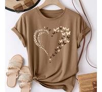 Camiseta de manga corta con estampado de y , camiseta de sudadera de cuello de y verano para mujer, top básico para mujer, ropa de mujer