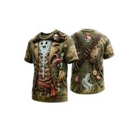 Camiseta de Manga Corta con Estampado gráfico 3D para Hombre, Ideal para Ha | Camiseta Termica Manga Larga Roja Hombre Dia Marcas Fitness Sudadera Burdeos Pijama 50 Elastano Pulpo Amigos Básicos