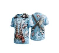 Camiseta de Manga Corta con Estampado gráfico 3D para Hombre, Ideal para Ha | Camiseta Termica Manga Larga Roja Hombre Dia Marcas Fitness Sudadera Burdeos Pijama 50 Elastano Pulpo Amigos Básicos