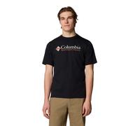 Camiseta de hombre Columbia CSC Basic Logo Tee Talla: XXL / Color: negro/rojo
