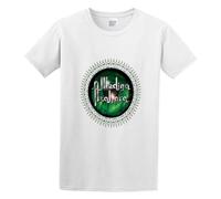 Camiseta de manga corta con música rock andaluza Medina Azahara abre la puerta Lin Mma00Camiseta negra, blanco, L