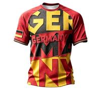 Camiseta de manga corta de Alemania para hombre, diseño retro de verano, camiseta de fútbol con águila del Mundo 2026, camiseta para aficionados al fútbol, camiseta con símbolo de Alemania, camiseta