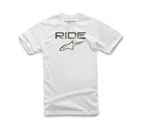 Camiseta de manga corta de algodón Alpinestars para hombre ~ Ride 2.0 Camo White