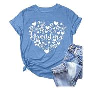 Camiseta de Manga Corta de algodón de Colores con Estampado de Letras inglesas y Cuello Redondo Informal de Verano para Mujer # L