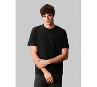 Camiseta de manga corta de piqué nano Hombre Talla S. Color Negro