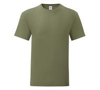 Camiseta De Manga Corta Fashion Fit Ringspun Cotton Fruit Of The Loom Iconic 150