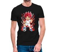 Camiseta de Manga Corta Goku Sevilla 25-26 (11- Camiseta Talla S)(Negra Manga Corta)