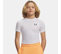 Under Armour Heatgear Armour 1361723 - Camiseta de Manga Corta para niño, Color Blanco, Talla YXS