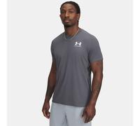 Camiseta de manga corta HeatGear® Fitted para hombre Castlerock / Blanco S