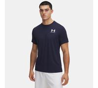 Camiseta de manga corta HeatGear® Fitted para hombre Midnight Marino Azul / Blanco XXL