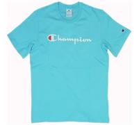 Camiseta de Manga Corta Hombre Champion SS tee 220256 Azul - Marca: Champion - EAN: 8054041429957 - Talla: L