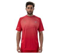 Camiseta de pádel drop shot benara lima rojo/blanco hombre XL
