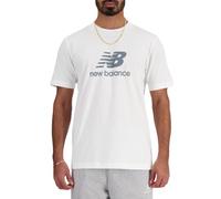 Camiseta de Manga Corta Hombre New Balance MT41502 WT Blanco