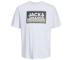 Camiseta de Manga Corta Infantil Jack & Jones Logan Blanco