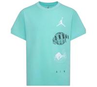 Camiseta NIKE JDB AIR GLOBE JORDAN SS TEE 95D121 E8G Verde - Talla: 16 años