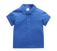 Camiseta de manga corta informal para bebé, para niñas, camisetas bonitas, retro, juegos, azul, 6-7 años