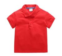 Camiseta de manga corta informal para bebé, para niñas, camisetas bonitas, retro, juegos, rojo, 6-7 años