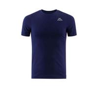 Kappa Cafers Slim tee Camiseta técnica cómoda y con Estilo Hombre, Blue Marine, S
