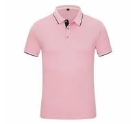 Camiseta de Manga Corta Mujer Polos Camisa Golf Casual Color sólido Cuello en V Botones Verano Moda Original Deportivos T-Shirt Slim Fit Basic Tenis Secado rápido Tops tee Talla Grande Running