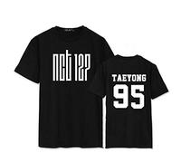 Camiseta de Manga Corta NCT 127 Camiseta de Concierto de Seúl Estudiantes Masculinos y Femeninos Manga Corta de Verano T-Shirt