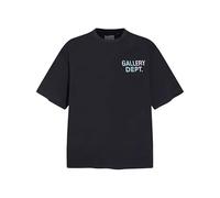 Camiseta De Manga Corta Negra Oversized De Hombre Hecha De Tela Suave Y Cómoda, con Detalles De Carta Impresos En Azul Claro, por Lo Que Es Una Opción Ideal para El Uso Diario Informal-color01||x_l