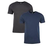 Camiseta de manga corta Next Level para hombre (3600) 1 metal pesado + 1 índigo L