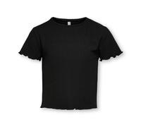 ONLY KONNELLA S/S O-Neck Top Noos JRS Camiseta, Negro, 158/164 cm para Niñas