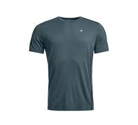 Camiseta de manga corta Ortovox 185 ROCK'N'WOOL SHORT SLEEVE M (gris ártico oscuro) Hombre