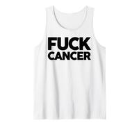 Camiseta de Manga Corta para Cancer de Fuck Cancer Camiseta sin Mangas